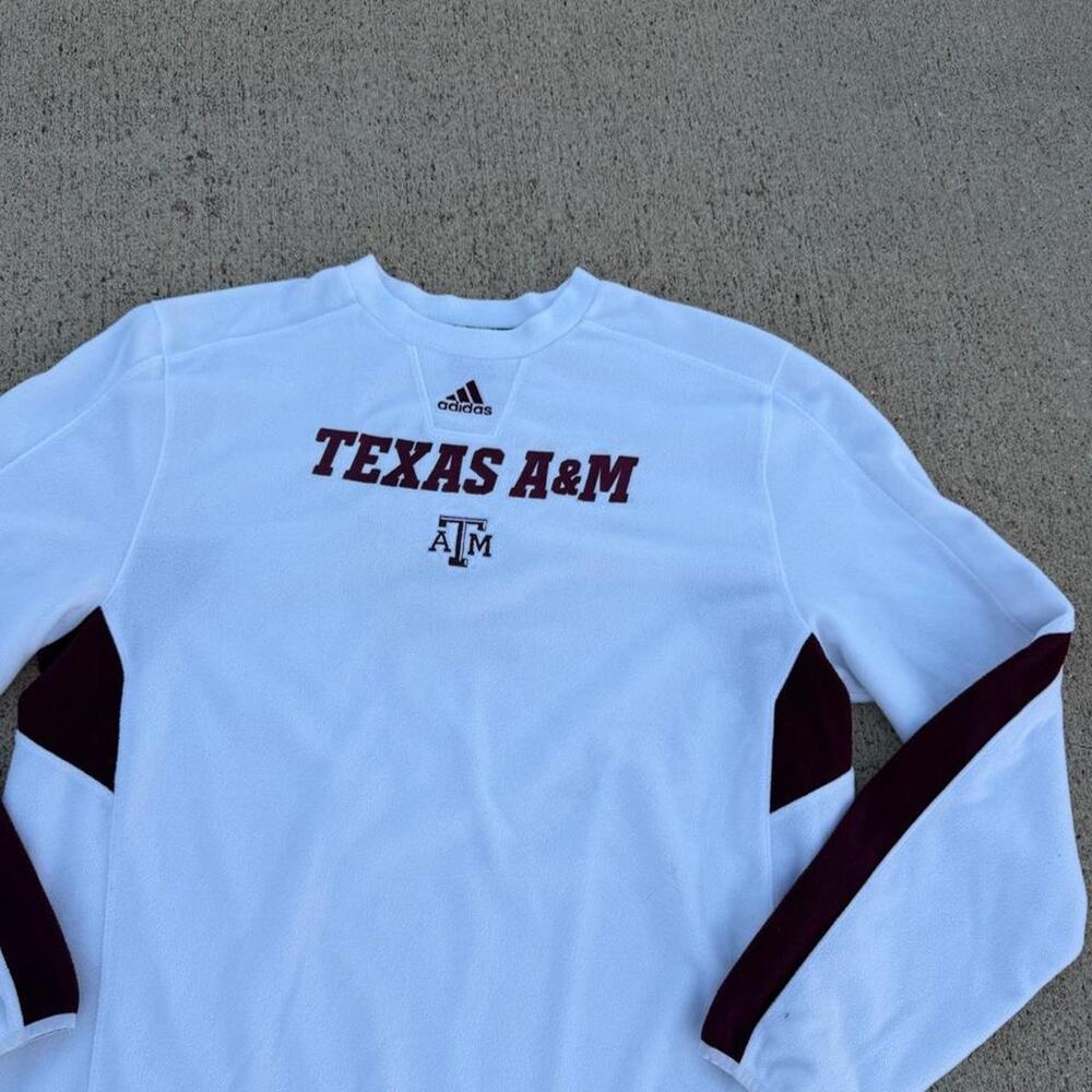 Texas A&M Adidad Fleece Pullocer XL
